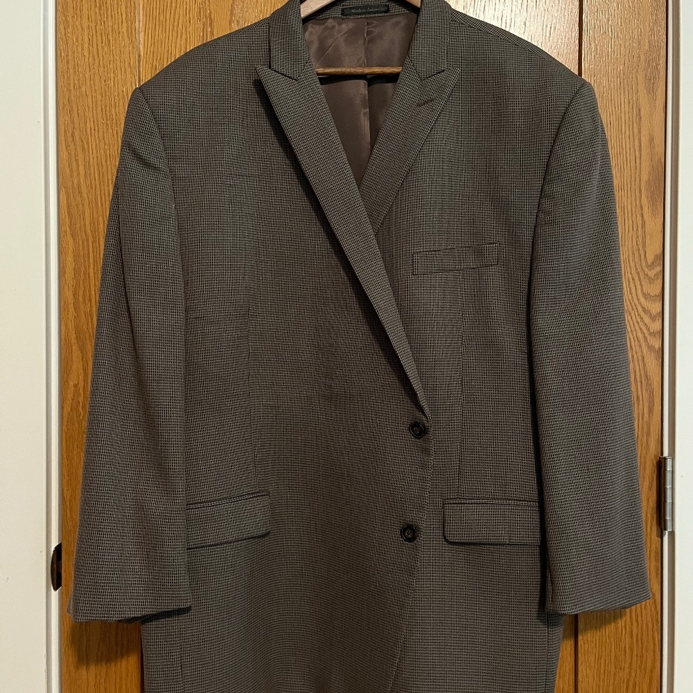 Men’s Calvin Klein 54R wool blazer, brown